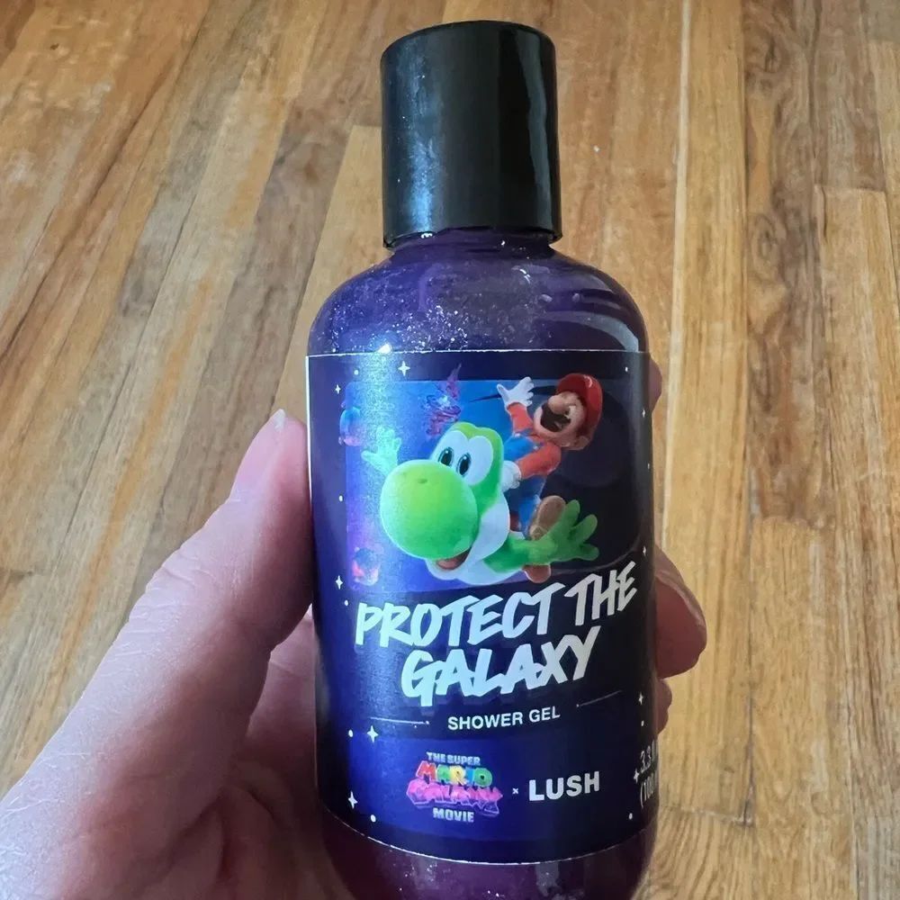 Lush x Mario Collection PROTECT THE GALAXY Shower Gel 3.3 oz BRAND NEW